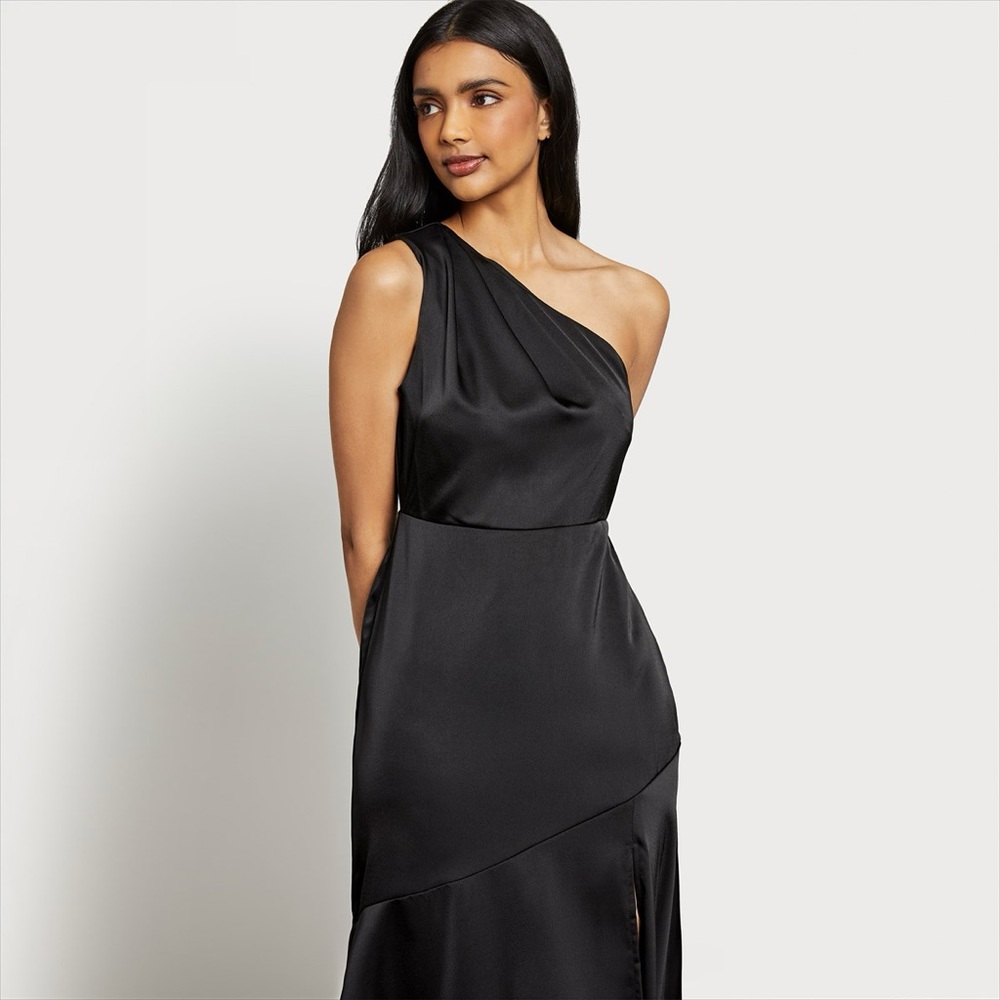 Sam Edelman One Shoulder Midi Dress New With Tags - Picture 4 of 10